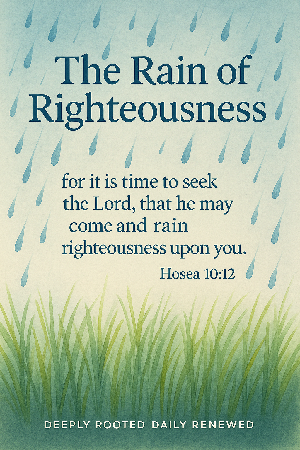 Scripture Fallow Ground Thursday, October 16, 2025–Break Up The Fallow Ground: The Rain Of ...